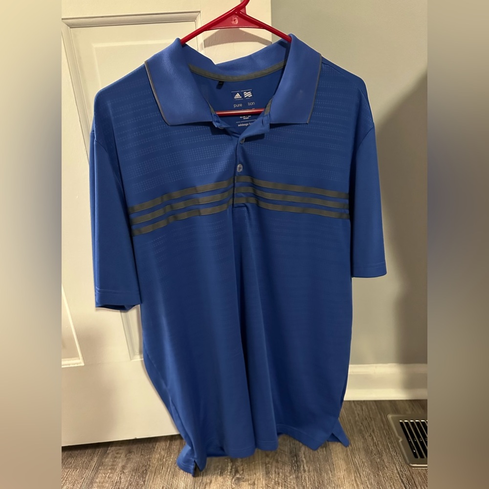 MENS Adidas Golf Polo with VALVOLINE Logo